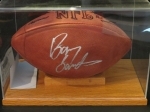 Barry Sanders-Autographed Football-Mounted Memories (Detroit Lions)